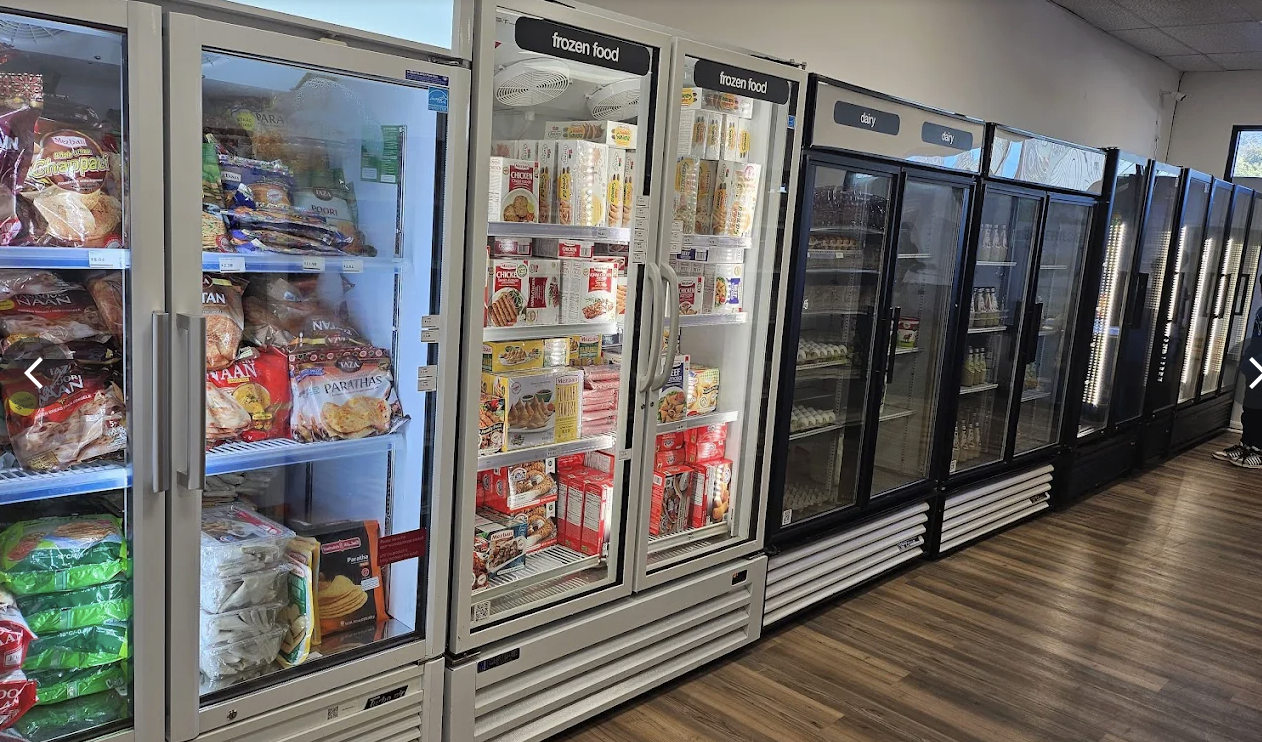 Frozen food and dairy coolers
